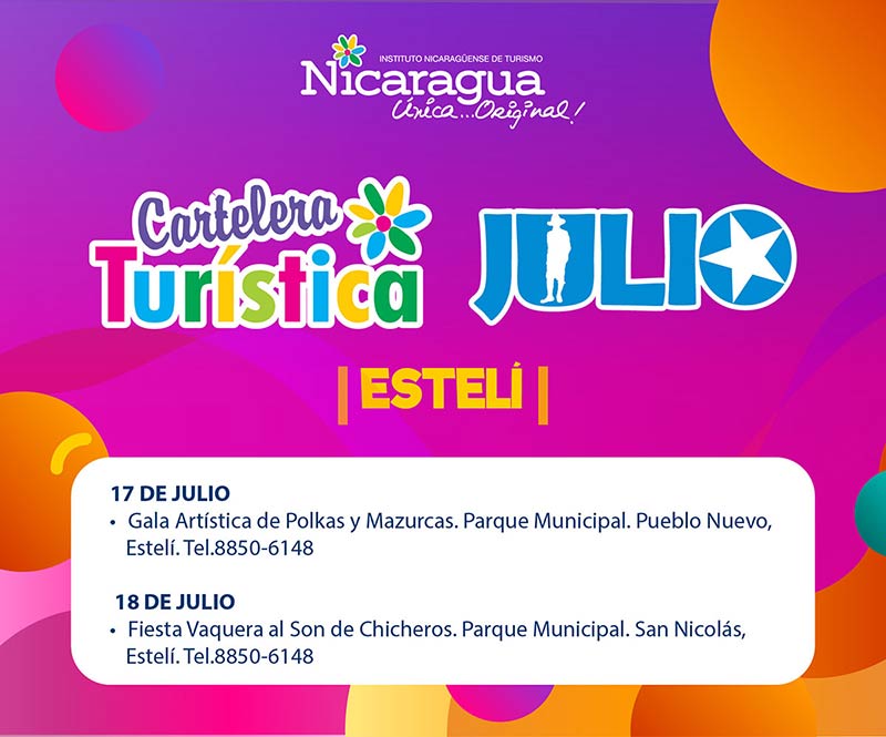 Eventos Julio Estelí 2024